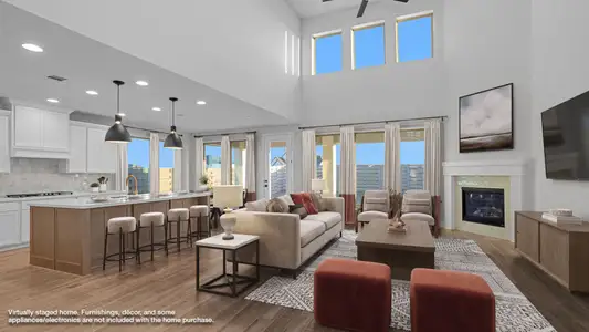 New construction Single-Family house 601 Cattle Pen Pass, Liberty Hill, TX 78642 plan 3399W - image 5