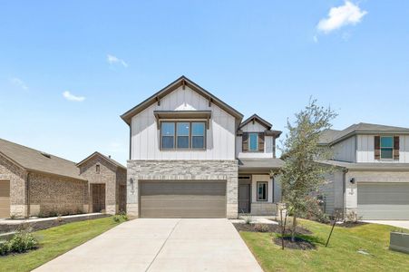 New construction Single-Family house 210 Hornet St, Elgin, TX 78621 plan Oak | Trinity Ranch - image