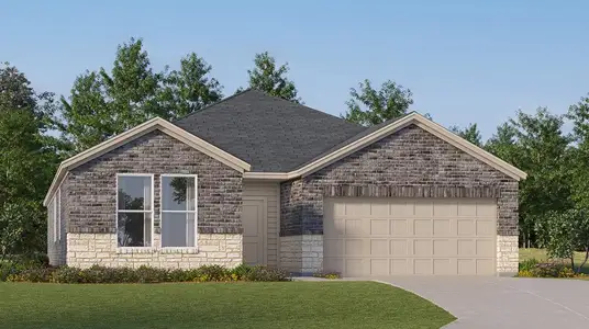 New construction Single-Family house 233 Seabreeze St, Kyle, TX 78640 plan Hendrix - image