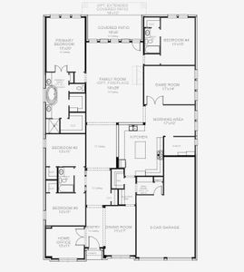 New construction Single-Family house Saginaw, TX 76179 plan 3257W - image 3