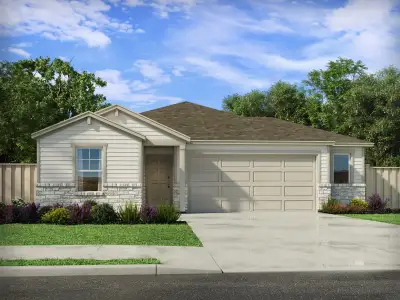 New construction Single-Family house 121 Tektite Ter, Kyle, TX 78640 plan The Spade (802) - image