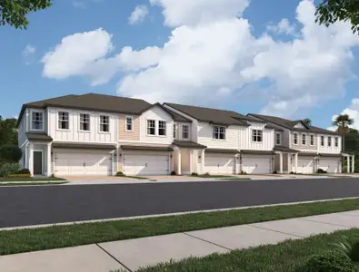 New construction Townhouse house 2406 Duck Hawk St, Kissimmee, FL 34746 plan Triton - image
