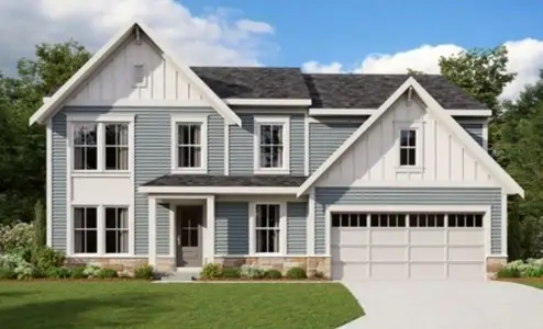 New construction Single-Family house 201 Pickens Bluff Ln, Hiram, GA 30141 Grandin Cambridge Cottage- photo 0