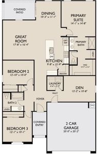 New construction Single-Family house 46954 W Old-Timer Rd, Maricopa, AZ 85139 Marigold Homeplan- photo 25 25