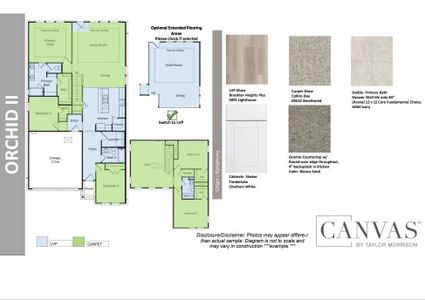 Design Selections - Home is under construction design selections are subject to change