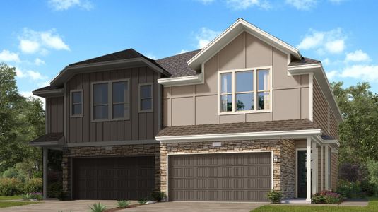 New construction Townhouse house 21107 Medina River Dr, Cypress, TX 77433 null- photo 3 3