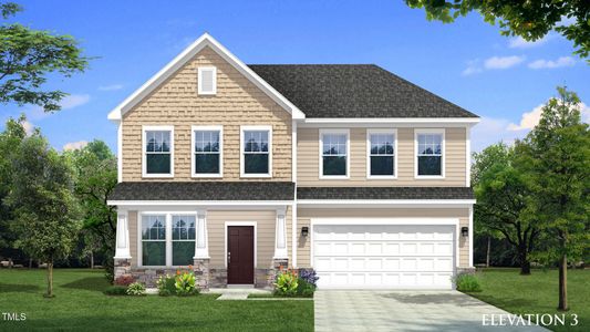 New construction Single-Family house 306 Greenfield Dr, Gibsonville, NC 27249 plan Burton - image