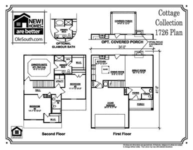 New construction Single-Family house 105 Stillwater Wy, Tullahoma, TN 37388 plan 1726 Elevation ABC - image 3