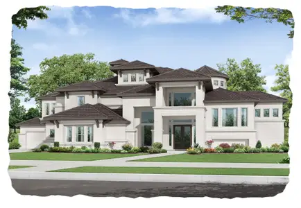 New construction Single-Family house 35618 Brassavola Ter, Simonton, TX 77485 plan Orchid Estates at Twinwood: Grand Villa Vecchio - image