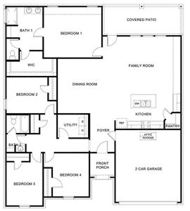 New construction Single-Family house 1916 Cookes Ln, Cleburne, TX 76033 Eureka - photo 1 1