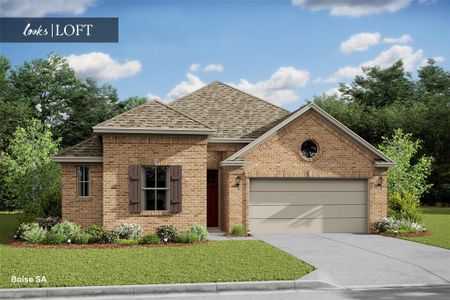 New construction Single-Family house 14235 Hay Meadow Ln, Needville, TX 77461 Boise- photo 0