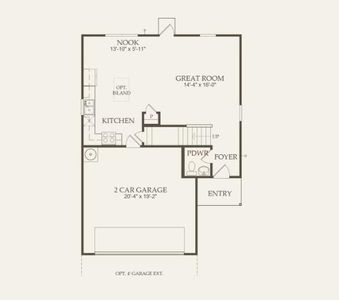 Centex Homes, Pierce floor plan