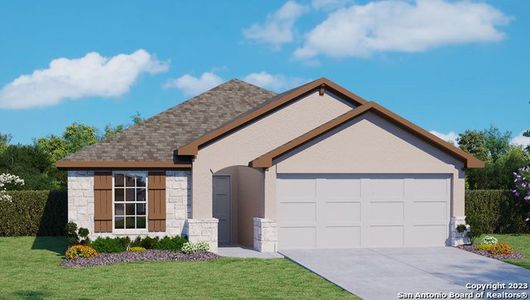 New construction Single-Family house 3742 Copper River, Bulverde, TX 78163 The Torre- photo 0