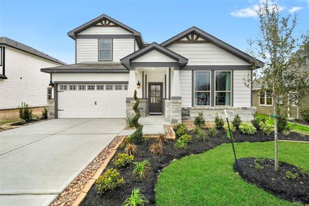 New construction Single-Family house 10912 Independence Rd, Cleveland, TX 77328 plan San Jacinto - image