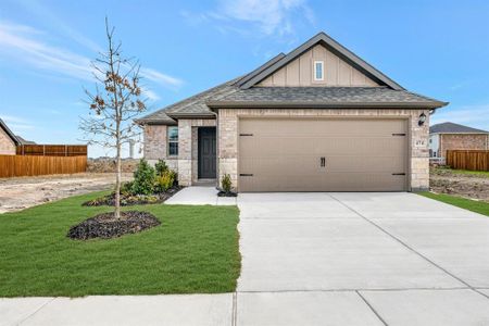 New construction Single-Family house 474 Tender Smt, Lavon, TX 75166 plan Boxwood - 30' Smart Series - image