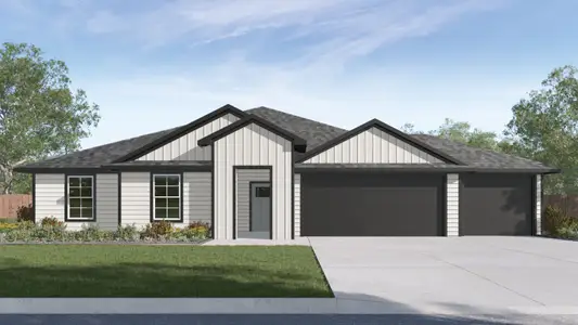 New construction Single-Family house 425 Elkins Prairie Dr, Lockhart, TX 78644 plan The Holden - image