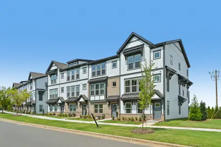 New construction Townhouse house 1804 Alexander Village Main Dr, Charlotte, NC 28262 plan Breckenridge II - image