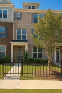 New construction Townhouse house 559 Fundao Ln, Unit #21, Lawrenceville, GA 30046 Hawthorne- photo 0