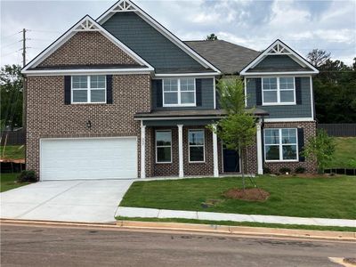 New construction Single-Family house 1054 Georgian Point Drive, Lawrenceville, GA 30045 Leighton with Brick- photo 0