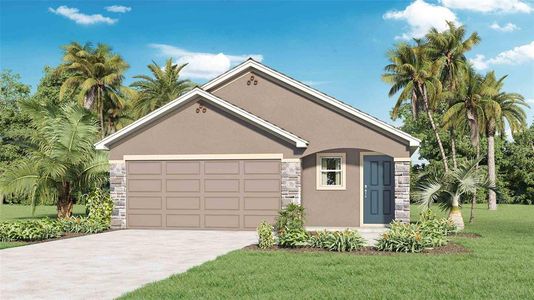 New construction Single-Family house 5264 Salt Marsh Road, Wimauma, FL 33598 - photo 0