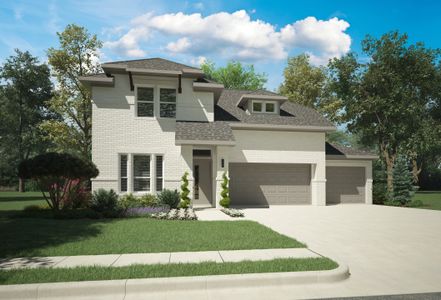 New construction Single-Family house 1243 Treasure Woods Ln, Lavon, TX 75166 plan Stanley II | Elevon 60's - image