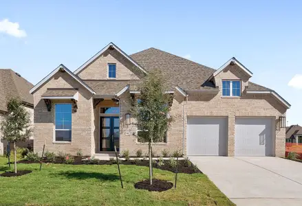 New construction Single-Family house 212 Borrego Bnd, Liberty Hill, TX 78642 plan 218 - image