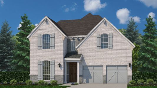 Plan 1137 Elevation C with Stone