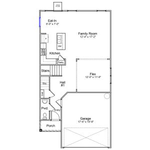 New construction Single-Family house 211 Laurinton Farms Dr, Hopkins, SC 29061 plan Kershaw - image