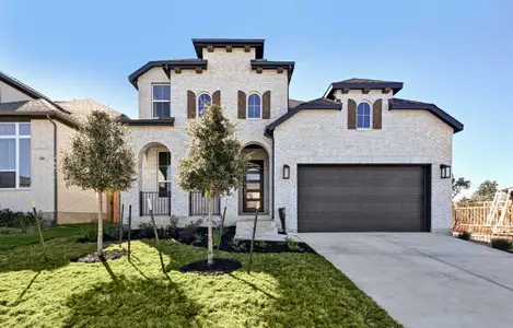 New construction Single-Family house 221 Wild Lily Trl, Georgetown, TX 78628 plan Middleton - image