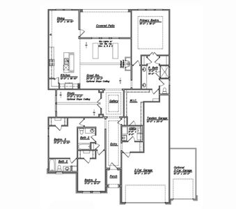 New construction Single-Family house Marion, TX 78124 plan Marabella - image