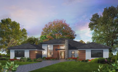 New construction Single-Family house 1829 Adrian Creek Blvd, Port Orange, FL 32128 plan St. Tropez - Estate Series OYL - image