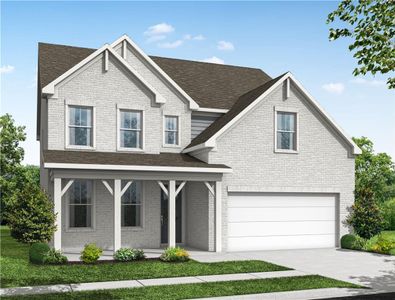 New construction Single-Family house 910 Melody Ct, Buford, GA 30518 The Hickory B- photo 0