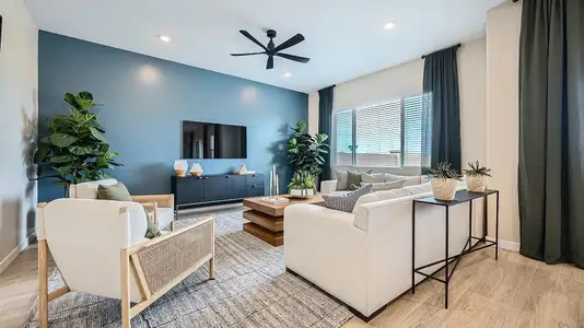 New construction Single-Family house 3761 E Gallatin Wy, San Tan Valley, AZ 85143 plan Sierra Plan 5090 - image