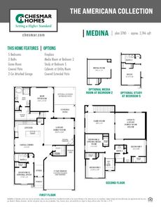 New construction Single-Family house 15331 Le Reve Ln, Conroe, TX 77302 plan Medina - image