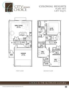 Floor Plan of the 1877 plan