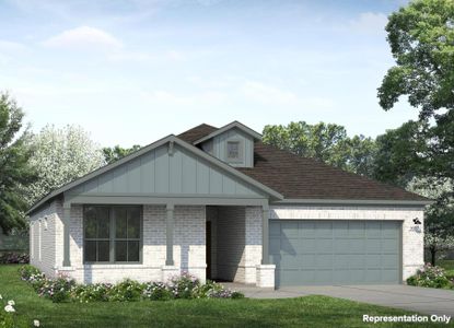 New construction Single-Family house 118 Warner Wy, Mico, TX 78056 plan Legacy Hills 1657 - image