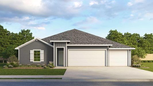 New construction Single-Family house 189 Great Northern Dr, Cedar Creek, TX 78612 plan The Westley - image