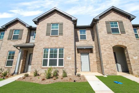 New construction Townhouse house 11918 Amber Oak Way, Tomball, TX 77375 Travis 4A3 A- photo 0