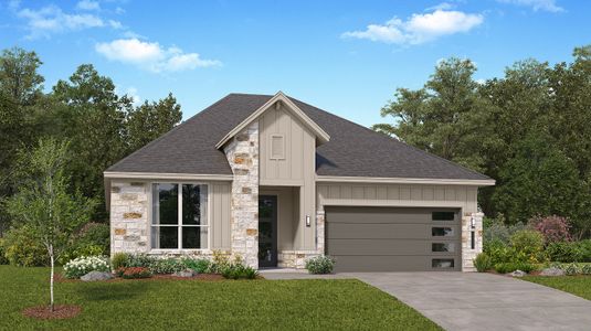 New construction Single-Family house 42103 Nokona Wy, Todd Mission, TX 77316 plan Bellaire - image