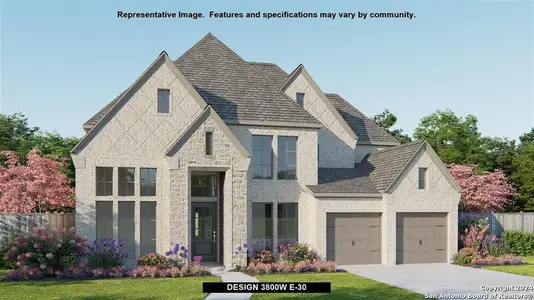 New construction Single-Family house 288 Lacey Oak, Castroville, TX 78009 Design 3800W- photo 0