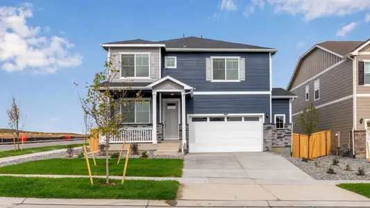 New construction Single-Family house 18101 Coppermallow Trl, Parker, CO 80134 plan Holcombe - image