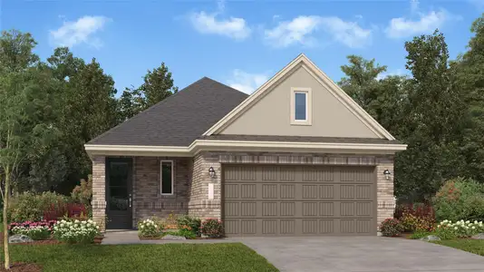New construction Single-Family house 11716 Lazy Oak Creek Dr, Magnolia, TX 77354 plan Linfield - image