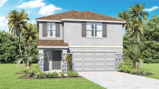 New construction Single-Family house 5256 Salt Marsh Road, Wimauma, FL 33598 - photo 0