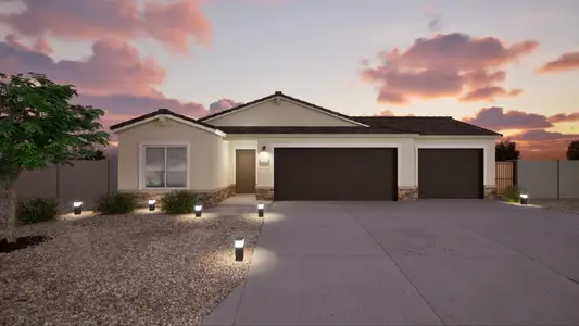 New construction Single-Family house 1173 N Manana Ln, Coolidge, AZ 85128 plan Oleander - image