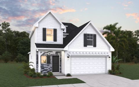 New construction Single-Family house 4830 Log Landing Rd Sw, Shallotte, NC 28470 plan Intrigue - image