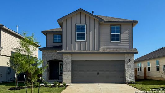 New construction Single-Family house 4206 Thyme Garden, Von Ormy, TX 78073 The Kate- photo 0