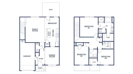 New construction Single-Family house 5477 Cypress Circle, S, Atlanta, GA 30349 plan Ansley - image