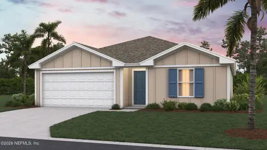 New construction Single-Family house 5398 Horseback Ct, Jacksonville, FL 32234 plan Freeport+ - image