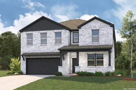 New construction Single-Family house 8341 Rocket Vw, San Antonio, TX 78263 plan Savannah - 2656 - image