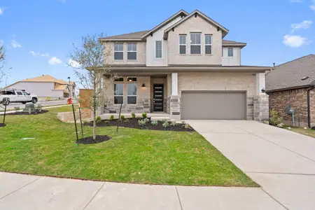 New construction Single-Family house 101 Old Woods Rd, Liberty Hill, TX 78642 plan Garner - image